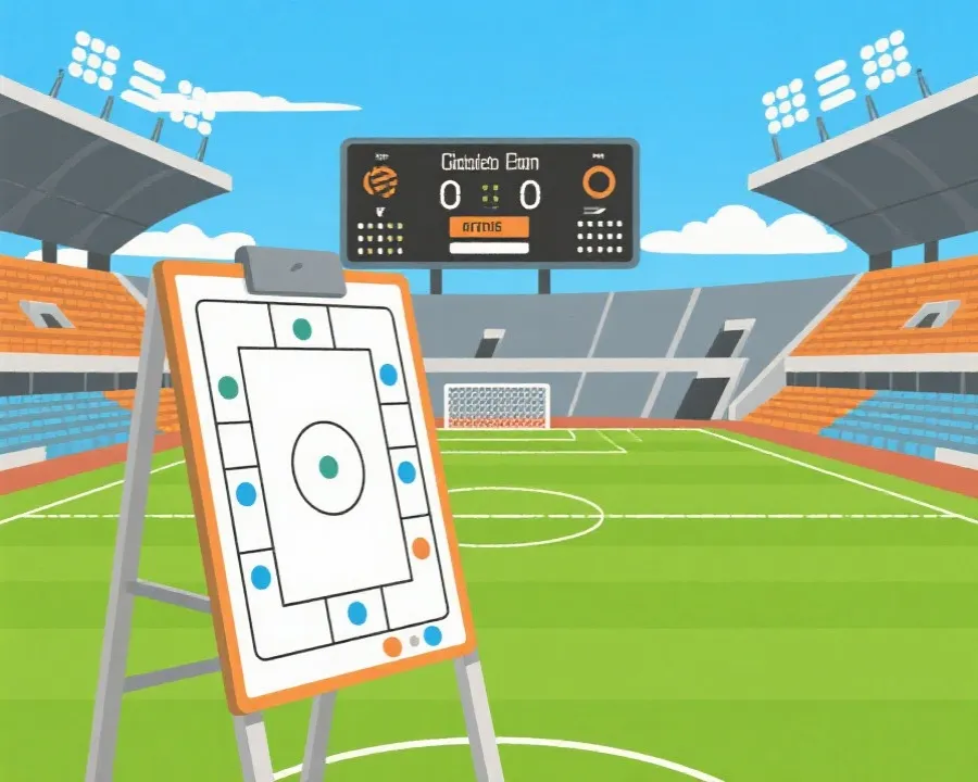 世界杯赛事盘口与战术分析示意图